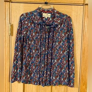 Beacon Cove floral button-down top Size XS Cottagecore